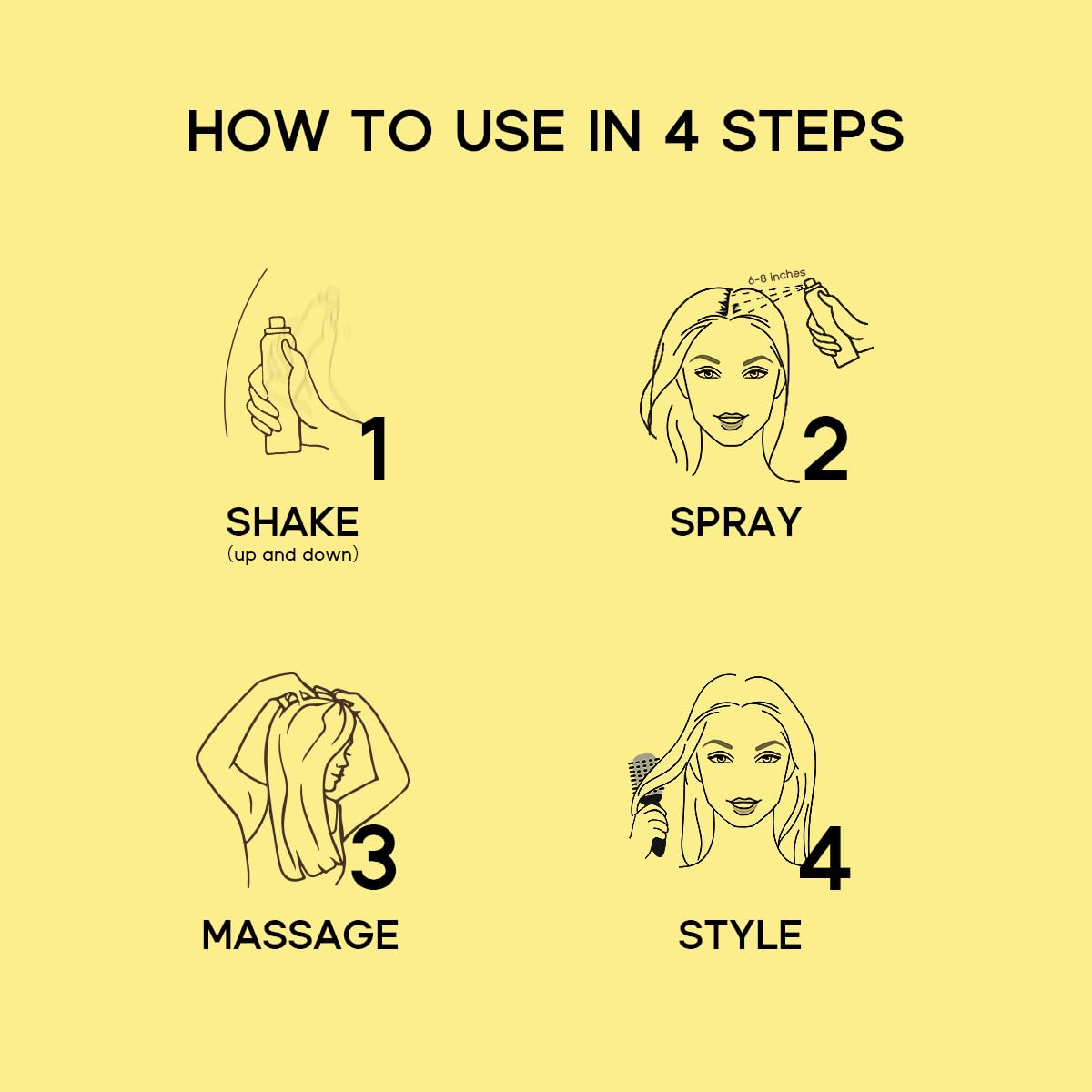 HALOVIDA Dry Shampoo Silky Yuzu soft-hair result with nourished strands