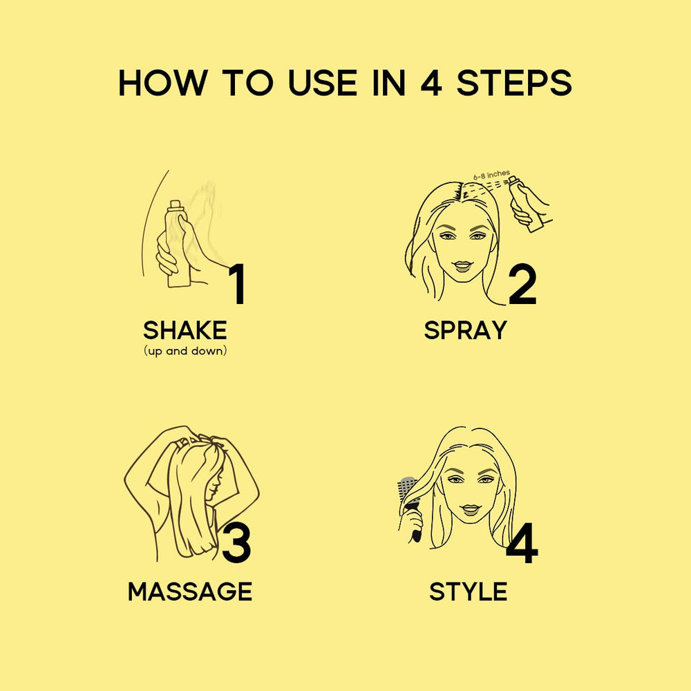HALOVIDA Dry Shampoo Silky Yuzu soft-hair result with nourished strands