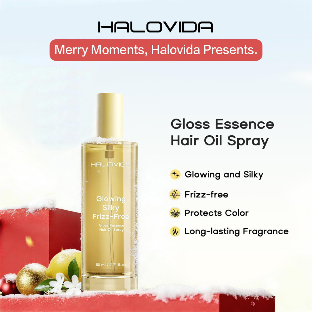 HALOVIDA Hair Oil frizz control for calmer, more manageable hair