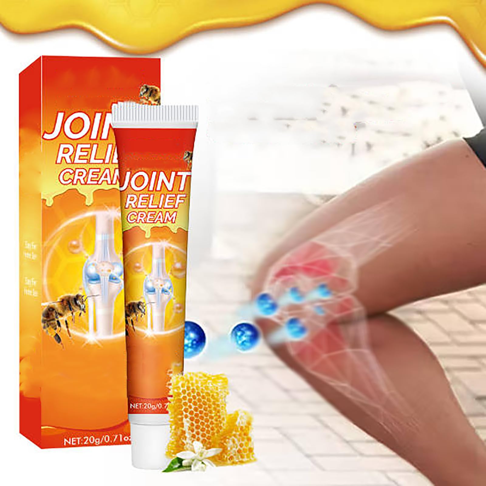 Halpilt New Zealand Bee Venom Gel packaging highlights premium joint care.