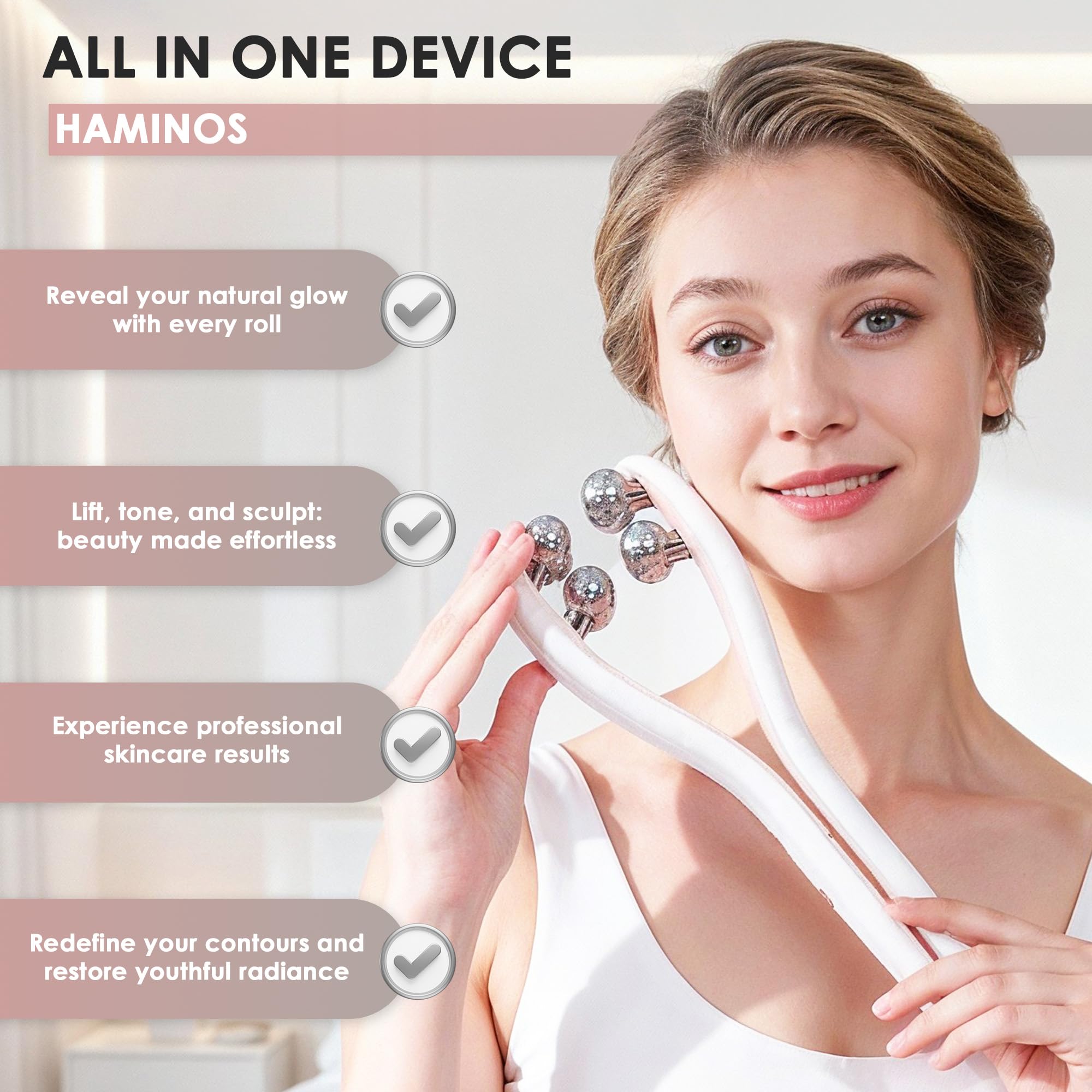 HAMINOS intensity control buttons enable personalized comfort.