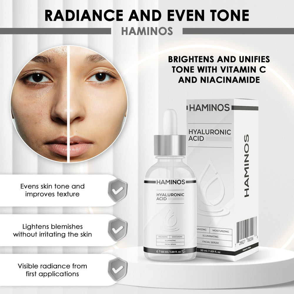 HAMINOS lip plump preview suggesting fuller lips after use.