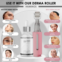 HAMINOS lightweight serum texture suitable for all skin types.