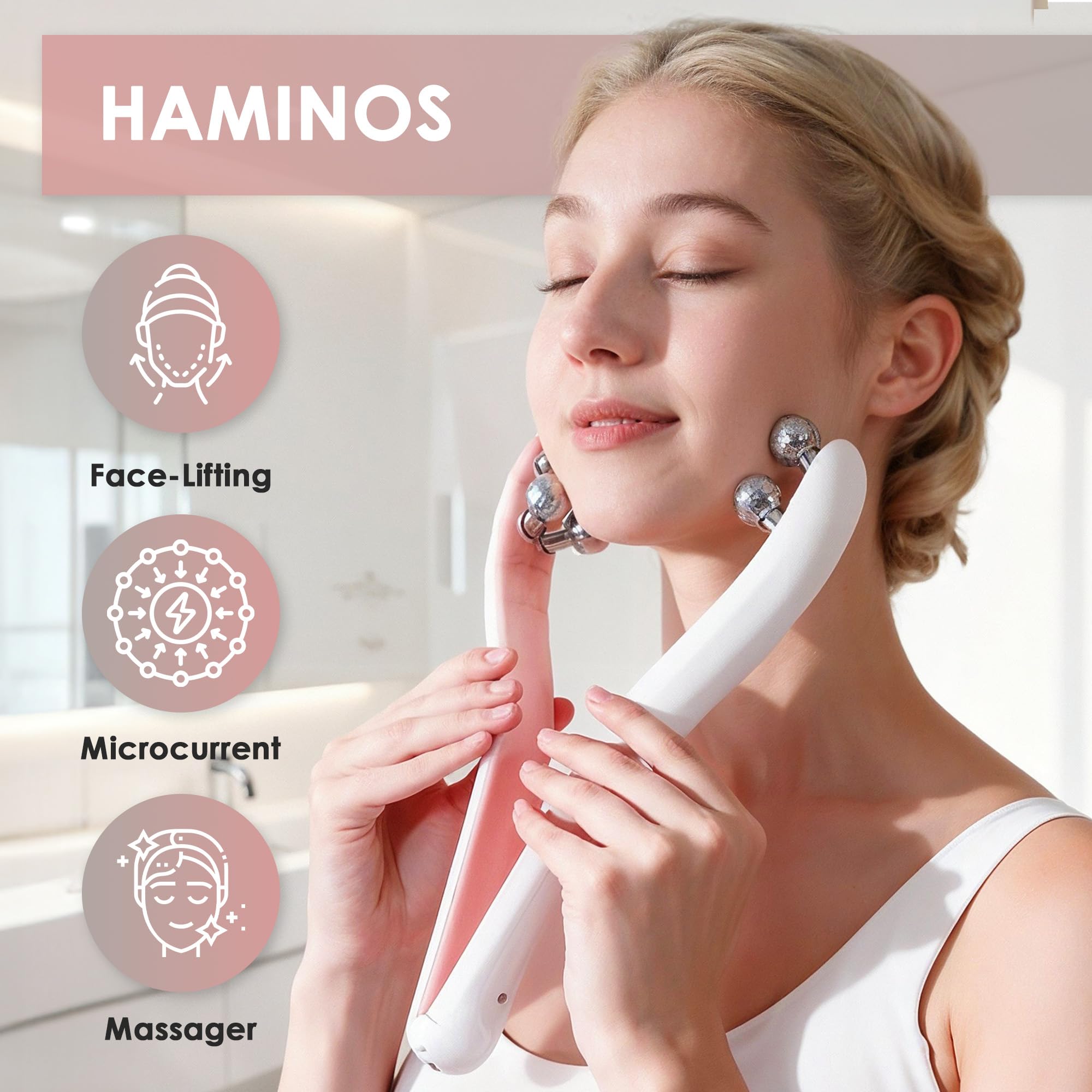 HAMINOS USB-C rechargeable design offers cordless convenience.