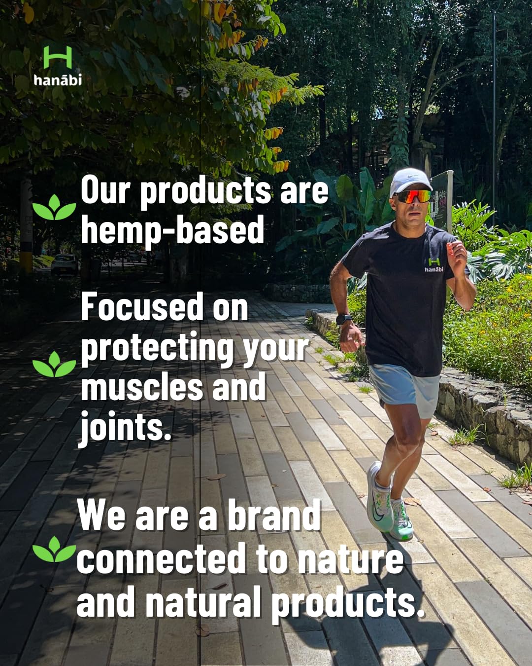 Hanábi hemp seed oil highlight nourishes skin.