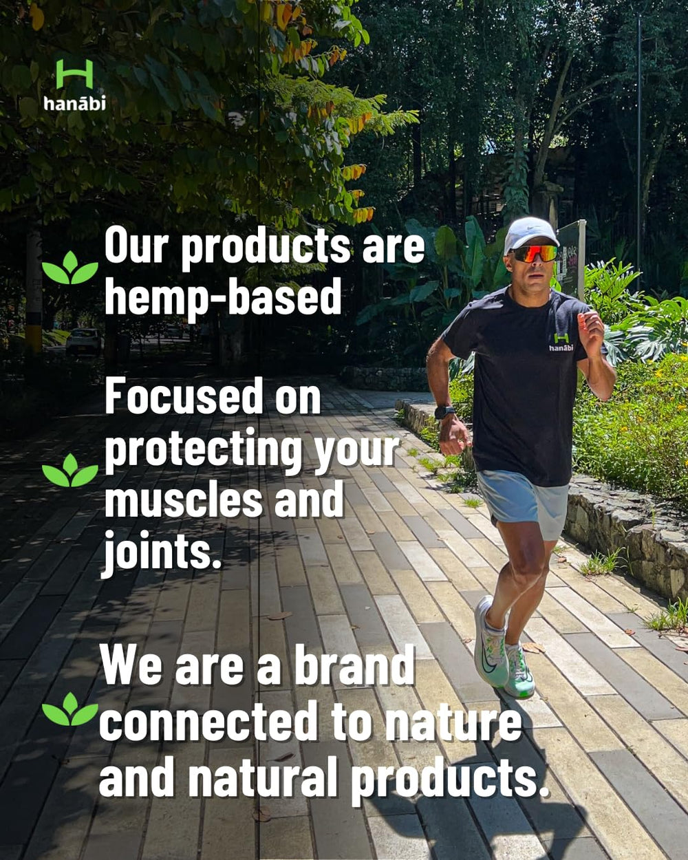 Hanábi hemp seed oil highlight nourishes skin.
