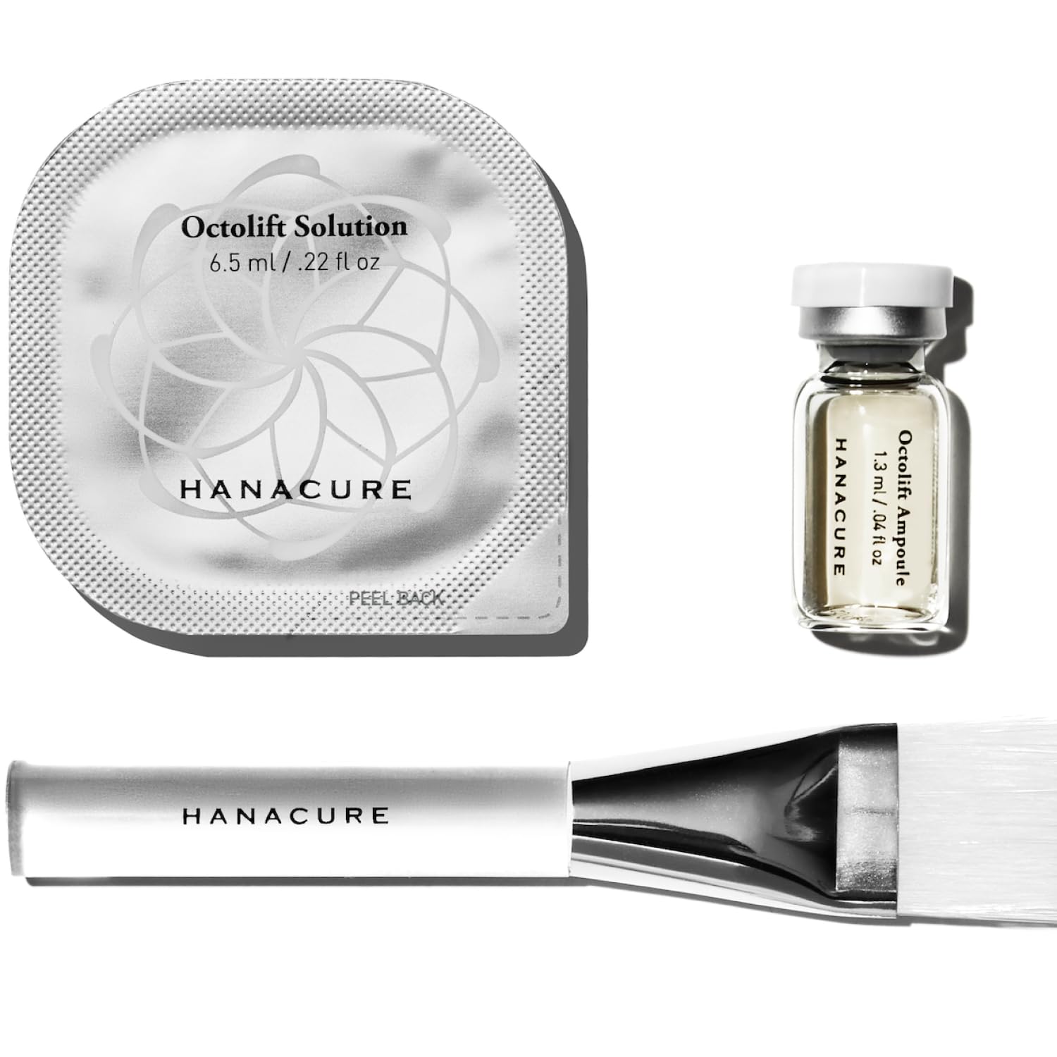Hanacure All-In-One Facial Starter packaging for quick at-home spa sessions