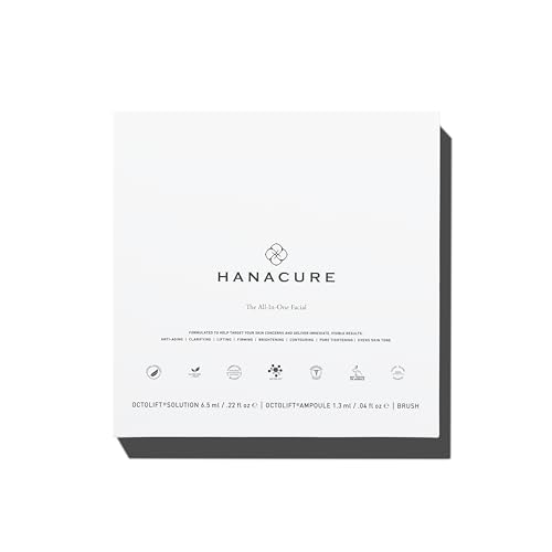 Hanacure Starter lifting serum ampoule highlights targeted lifting for a fresher look