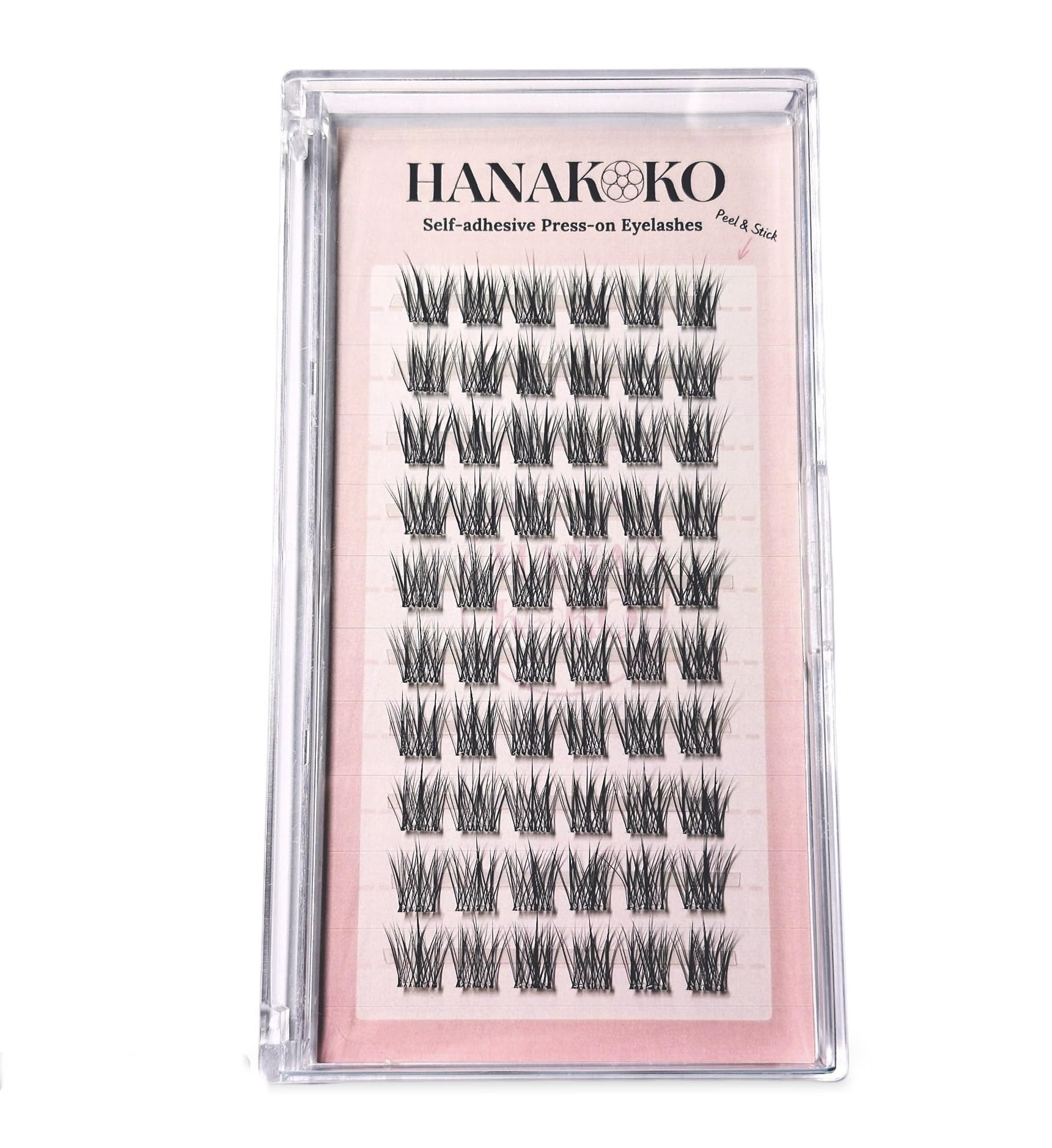 HANAKOKO self-adhesive lashes remove easily without tugging