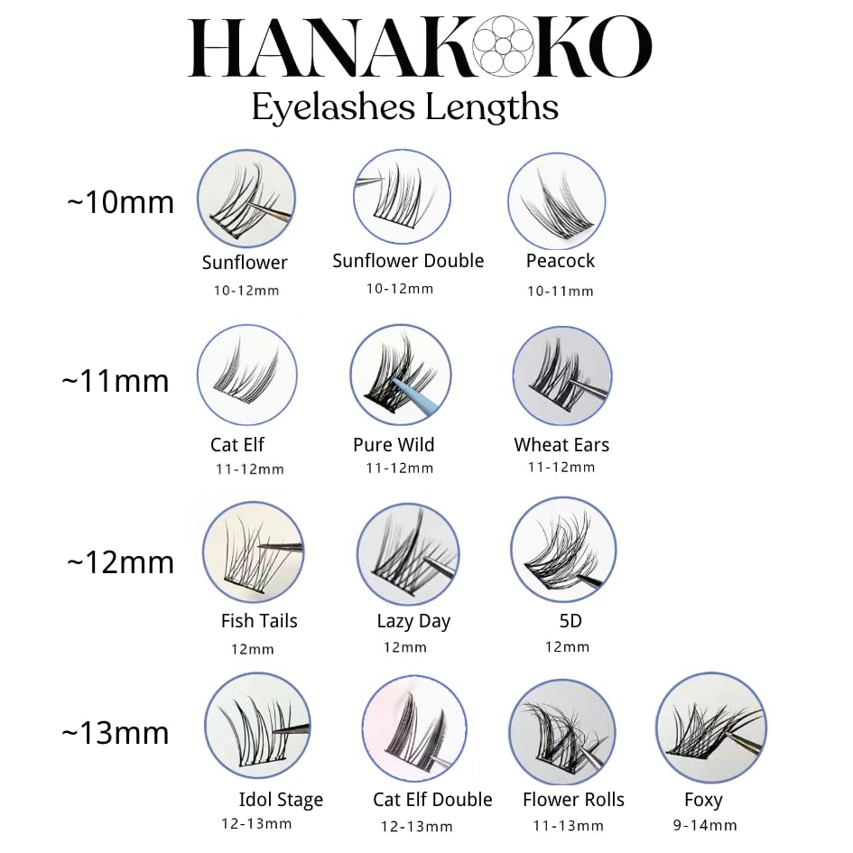 HANAKOKO Fluff Luxe lashes ideal for day-to-night looks