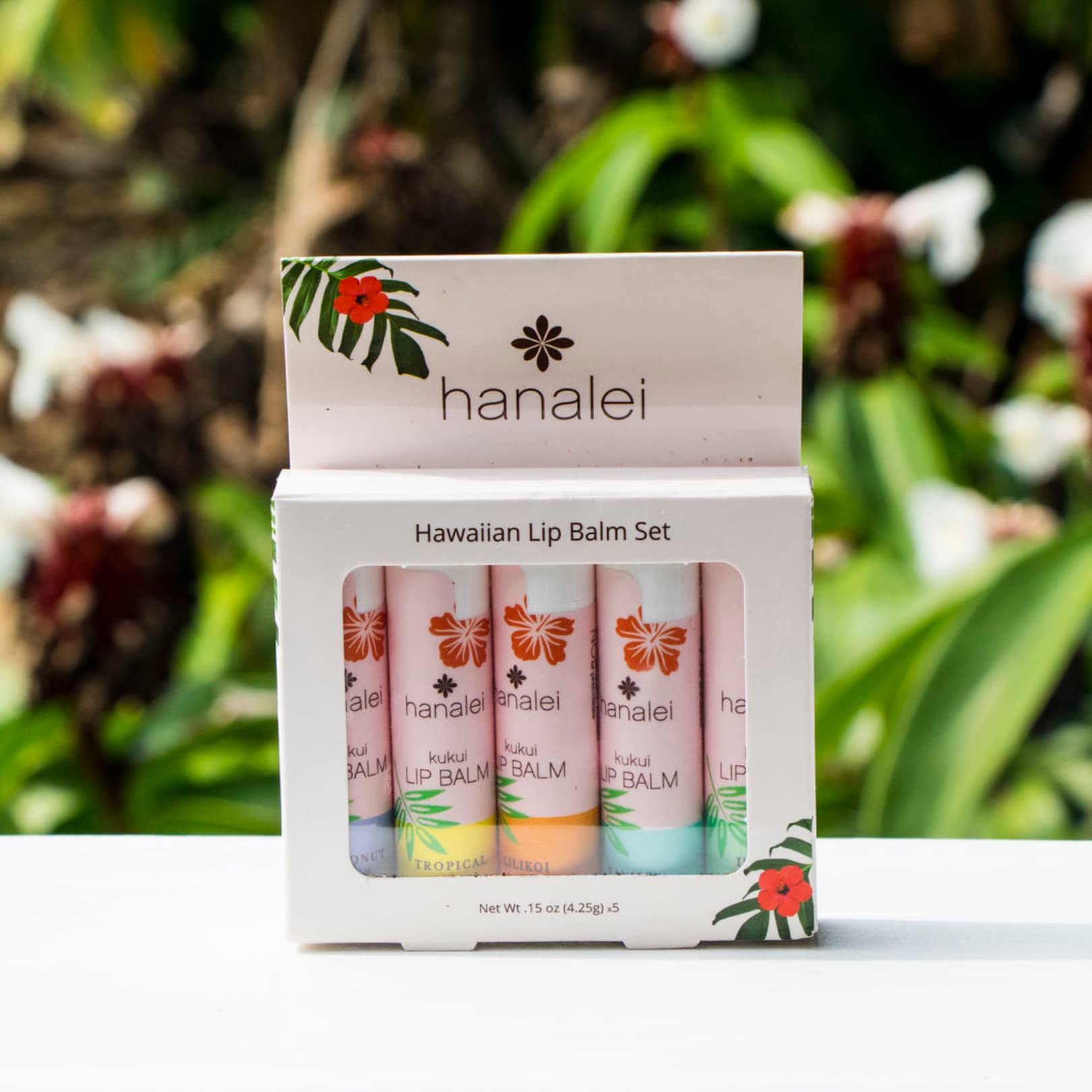 Closeup of Hanalei Lip Balm beeswax texture indicating natural ingredients