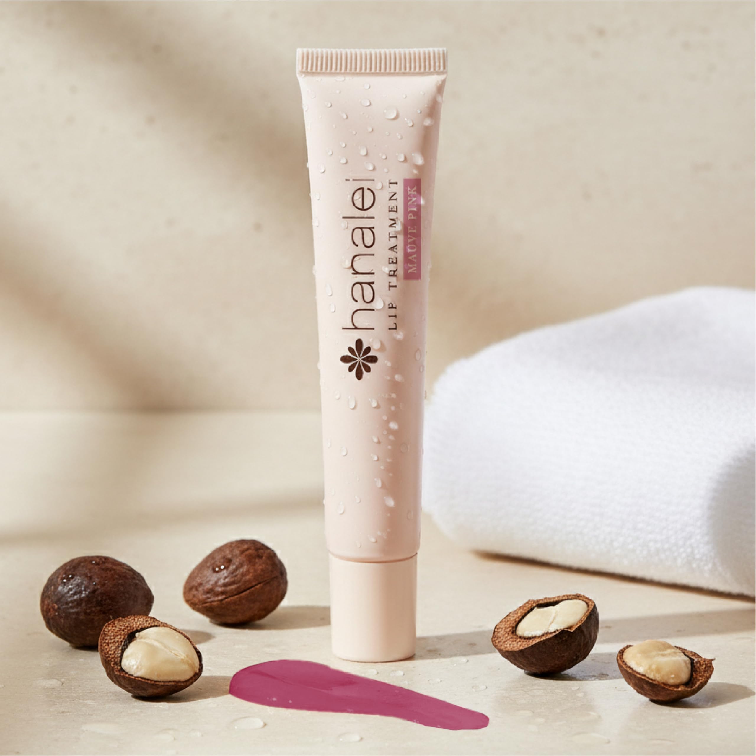Texture of shea butter in Hanalei Lip Treatment delivering rich moisture.