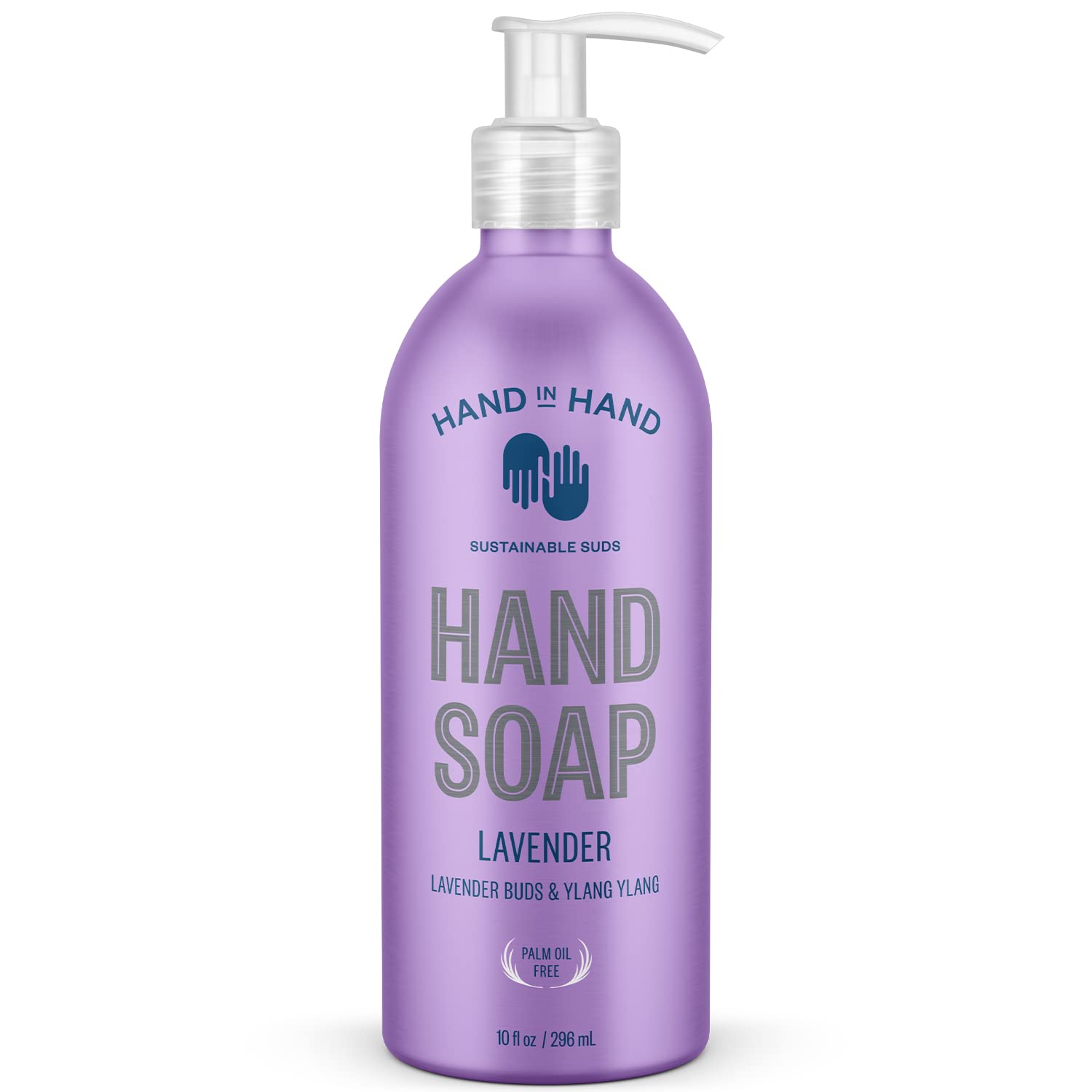 Hand in Hand nourishing liquid hand soap with ylang ylang scent offering calming ritual.