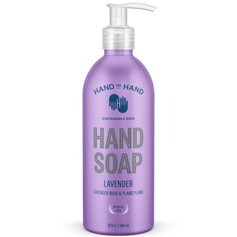 Hand in Hand nourishing liquid hand soap with ylang ylang scent offering calming ritual.