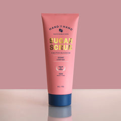 Hand in Hand Sugar Scrub ingredients sunflower oil highlight skin hydration and nourishment.