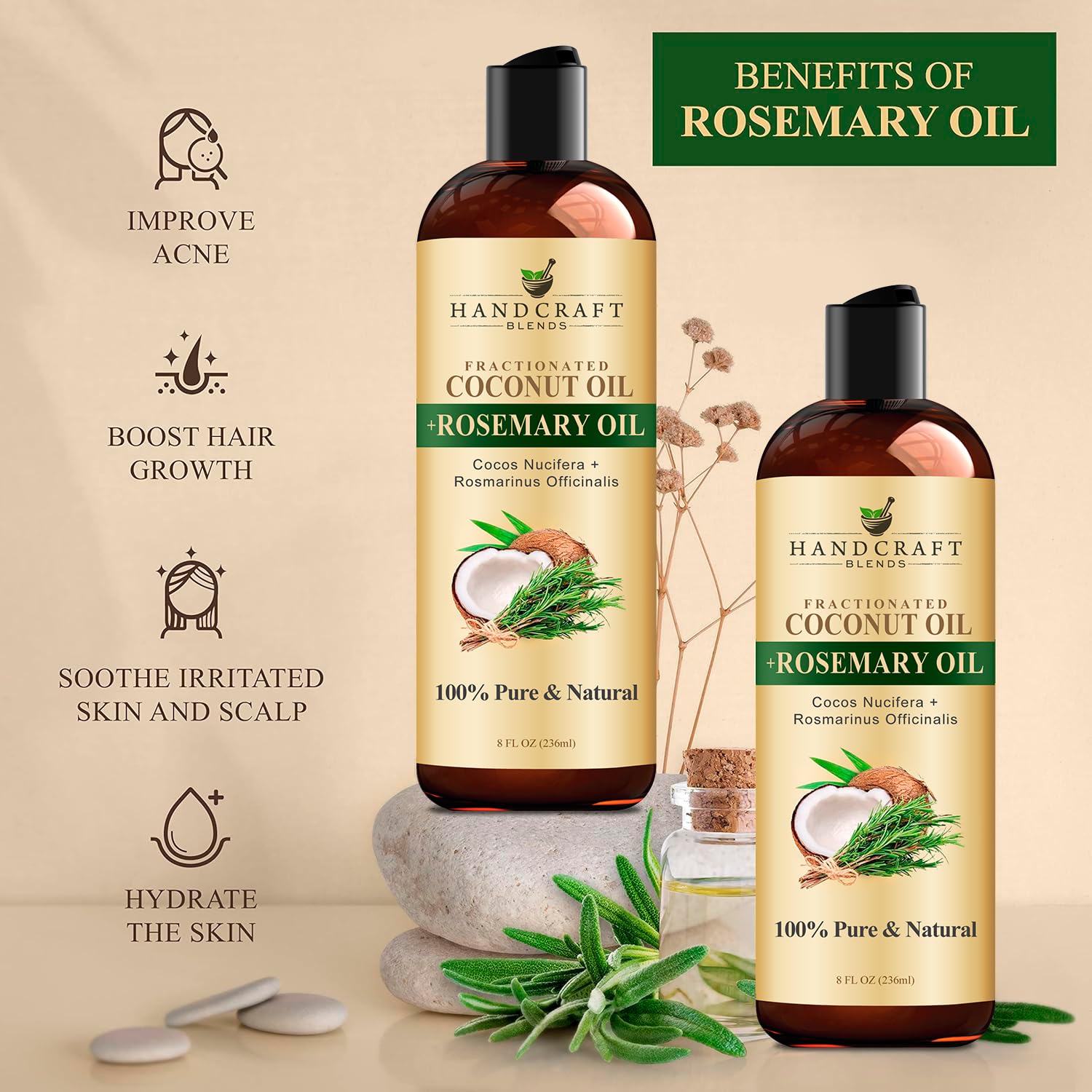 Handcraft Blends coconut oil for pets offers a gentle skin care option.