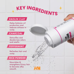Handmade Heroes invisible formula on brunette hair delivers natural volume.