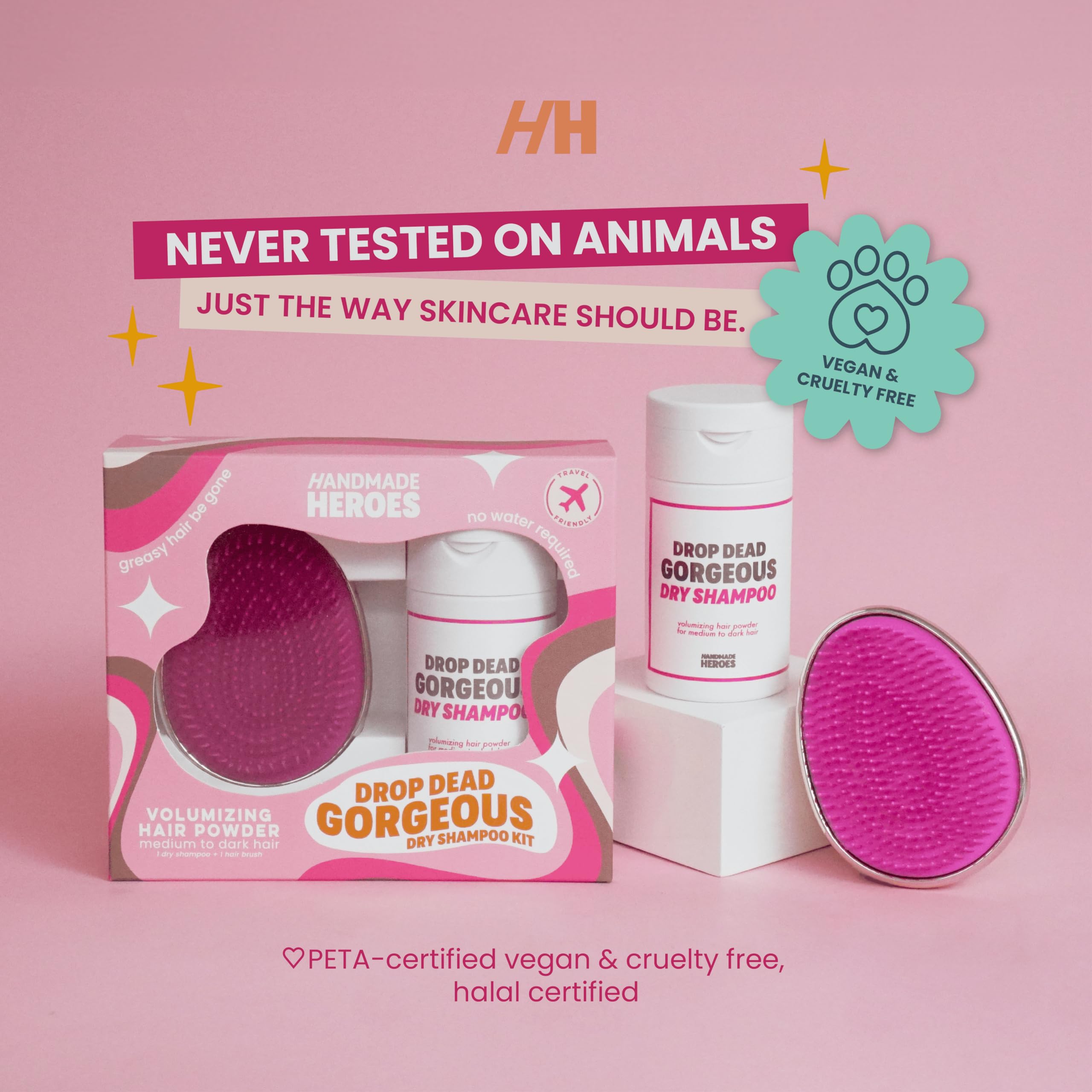 Handmade Heroes two-bottle set offers a clean, convenient refresh on busy days.