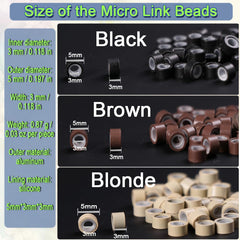 HandWig heat-resistant beads safe for styling up to 180°C.