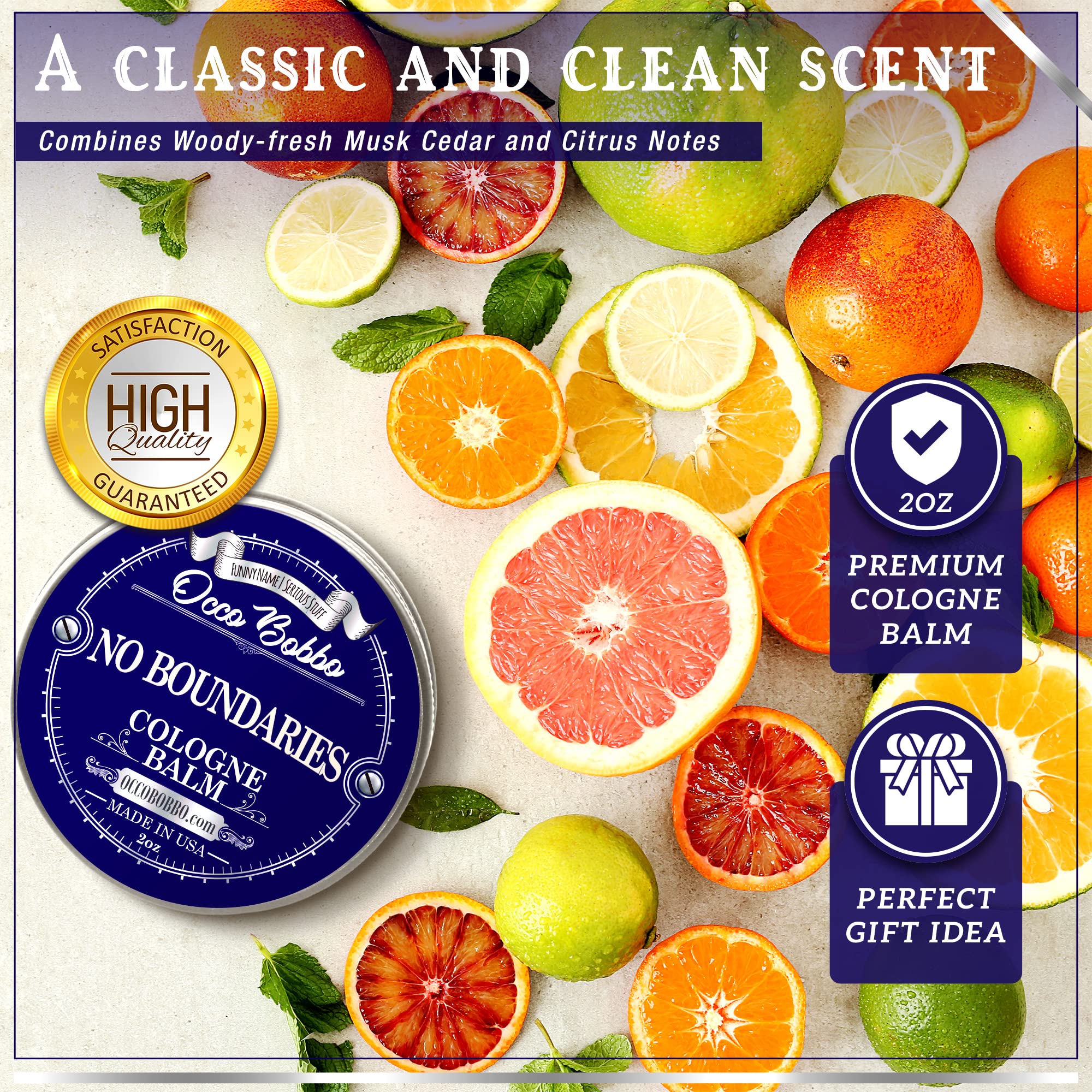Handy Hound No Boundaries Solid Cologne beeswax base supports smooth application.