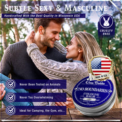 Handy Hound No Boundaries Solid Cologne citrus notes highlighted for a clean daytime aroma.