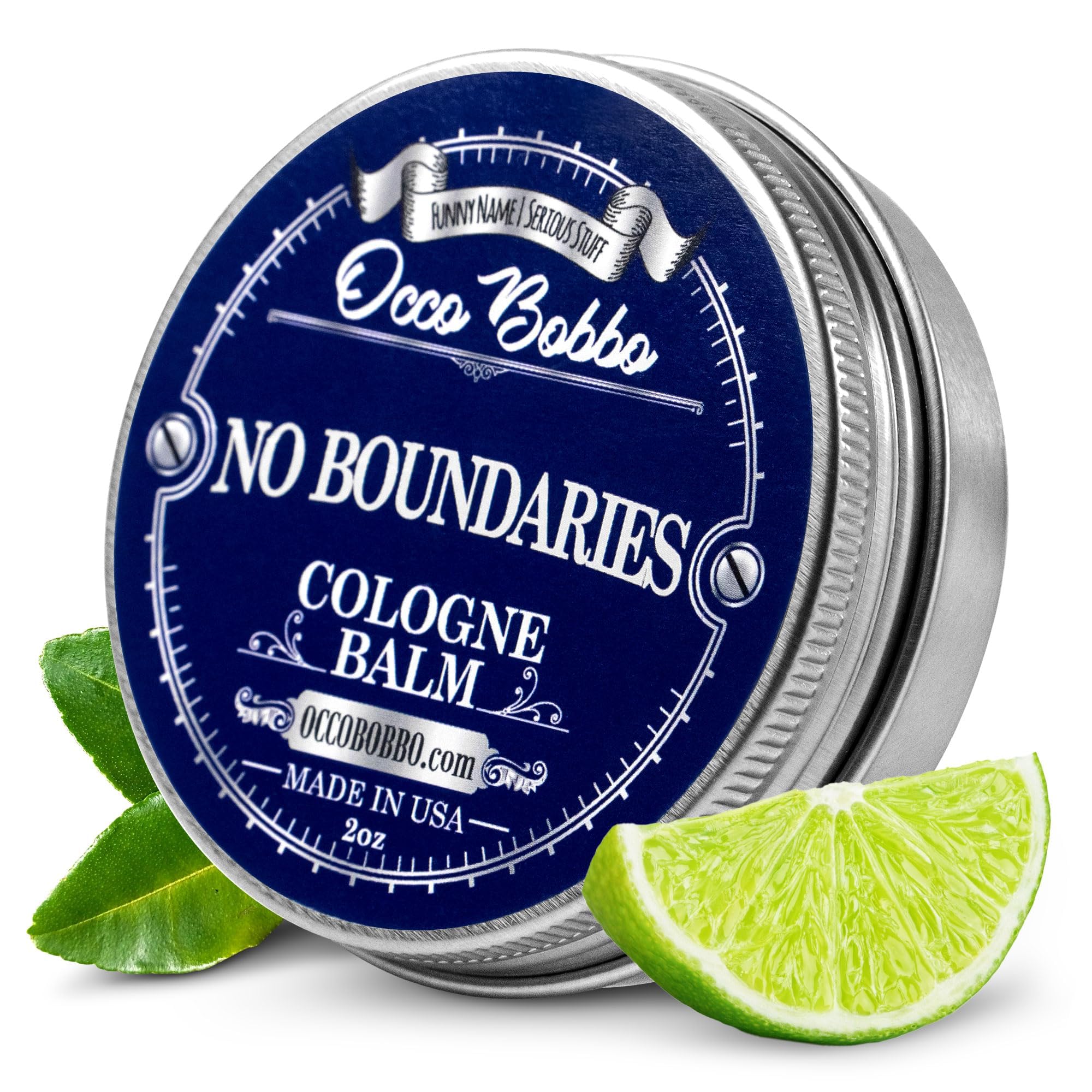 Handy Hound No Boundaries Solid Cologne closeup in compact tin for on-the-go freshness.