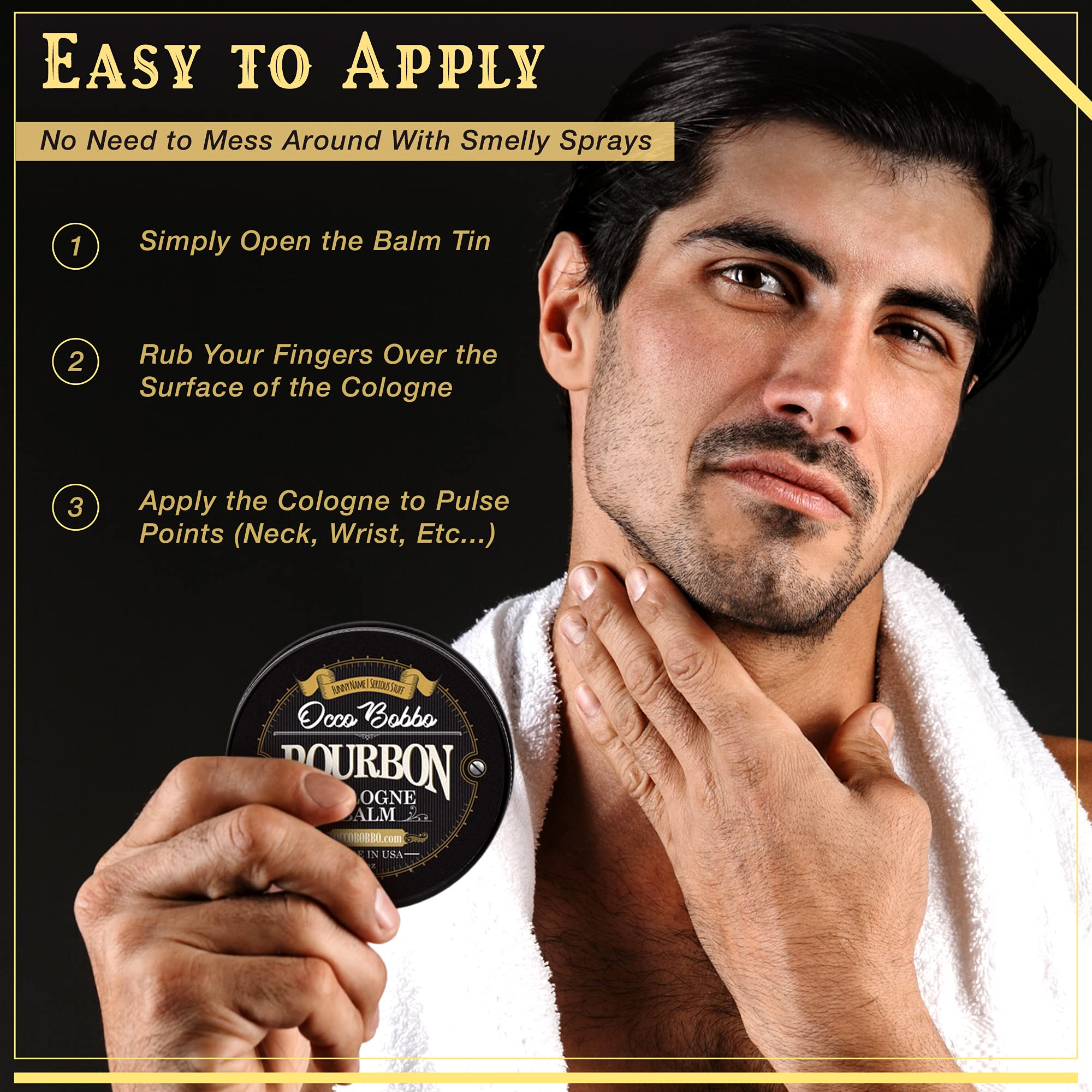 Handy Hound Occo Bobbo application on pulse points provides quick scent