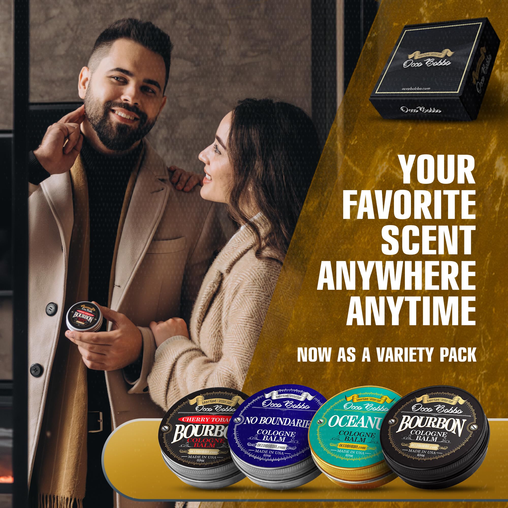 Handy Hound Occo Bobbo travel-size collection ready for on-the-go scent refresh.