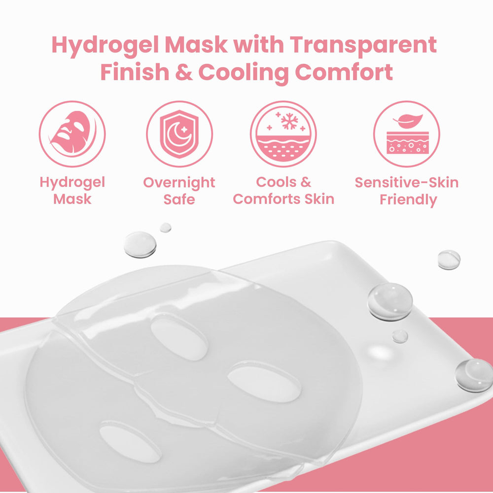 Haneve Skin Bio-Collagen mask on face delivers hydration