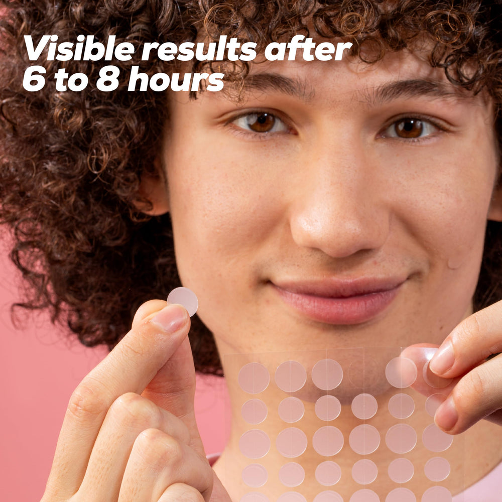 HANHOO patch absorbs fluid for a cleaner look through the day.