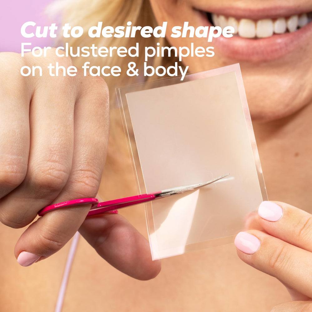 HANHOO patch on back or body with translucent, discreet look