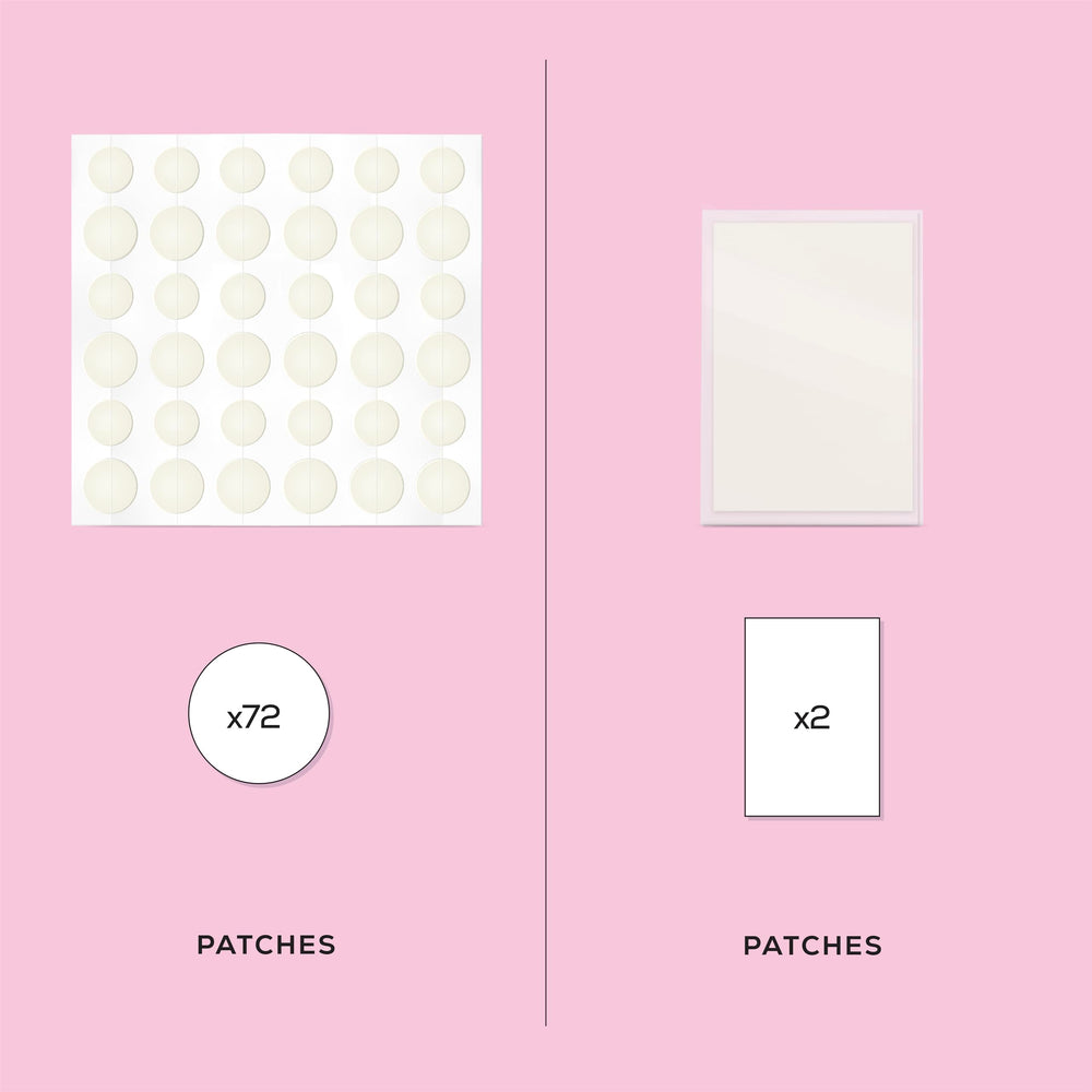 HANHOO custom blemish patch demonstrates large area coverage on skin