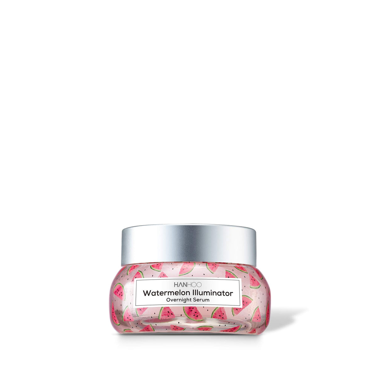 Hanhoo Watermelon Illuminator Overnight Serum bottle for overnight hydration and glow.