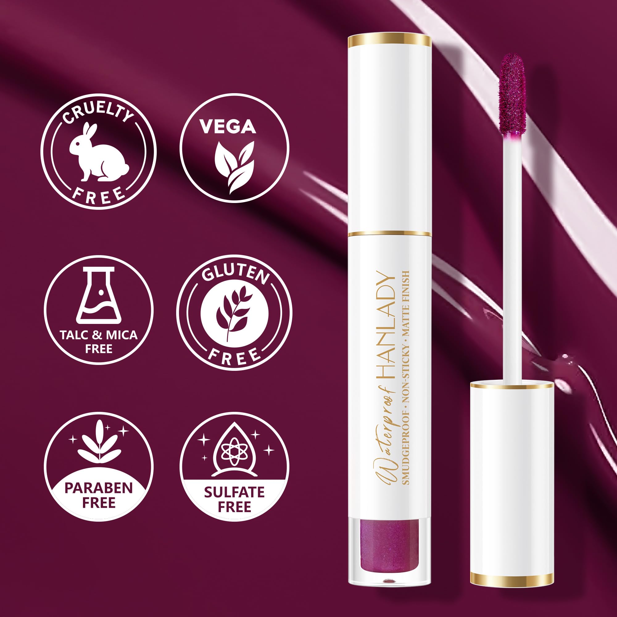 Hydrating formula with shea butter maintaining comfortable lips.