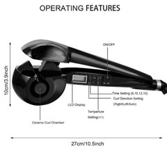 Hann Hair Curler with heat-ready indicator ensures confident styling.