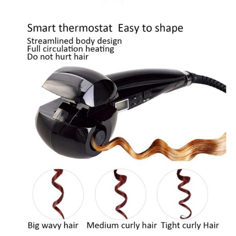Ultra-fast heat recovery minimizes downtime between curls for efficient styling.