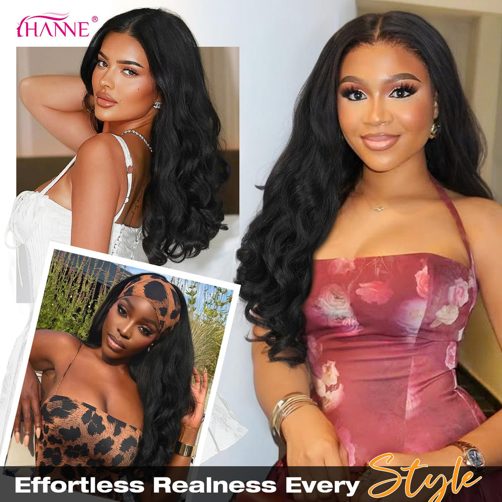HANNE Yaki Curly V Part Wig 22-inch length blends with most looks