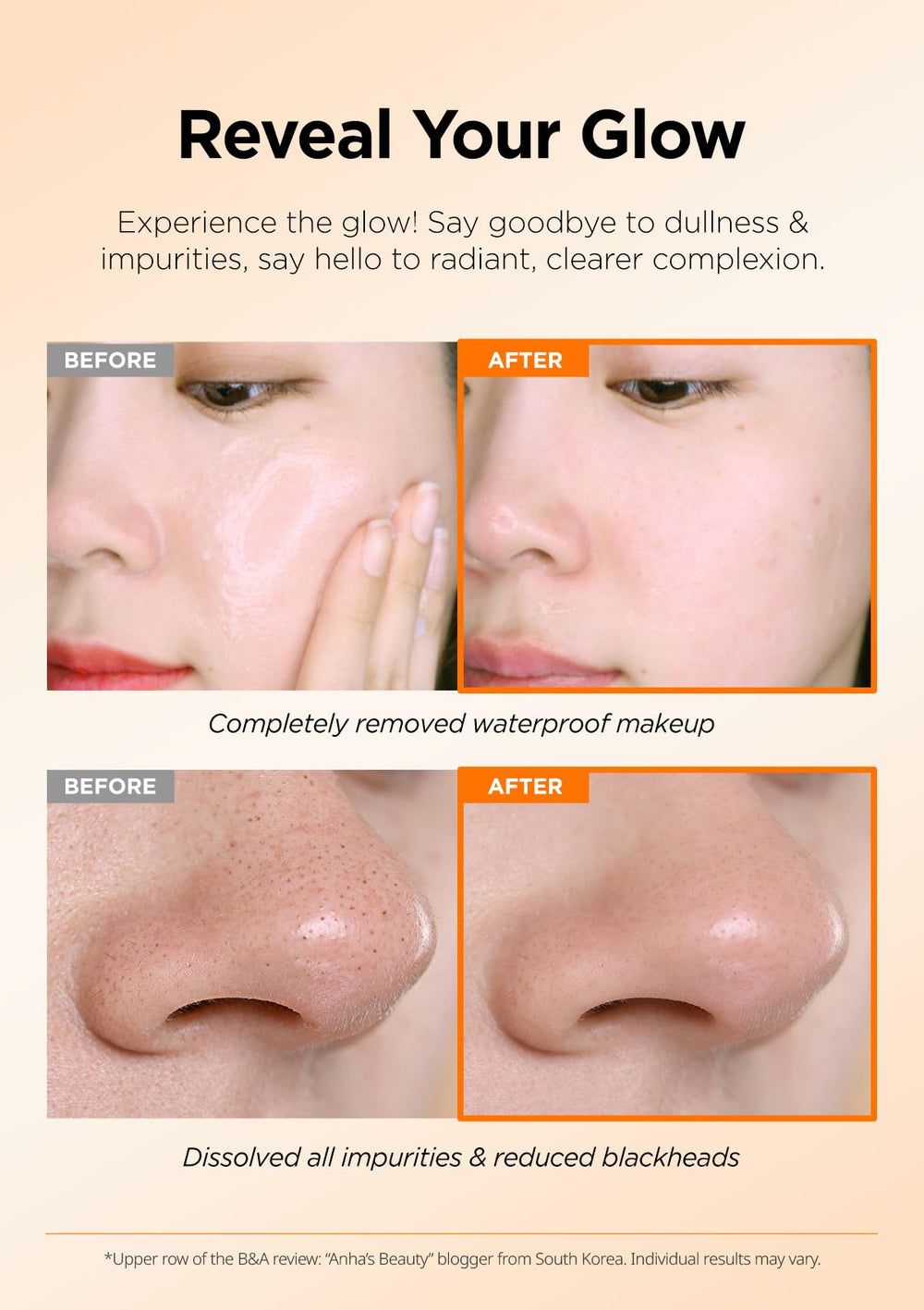 Hanskin AHA Pore Cleansing Balm transforms into a milky wash for a smooth cleanse.