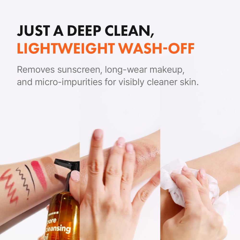 Aloe vera in Hanskin AHA Pore Cleansing Oil supports hydration.