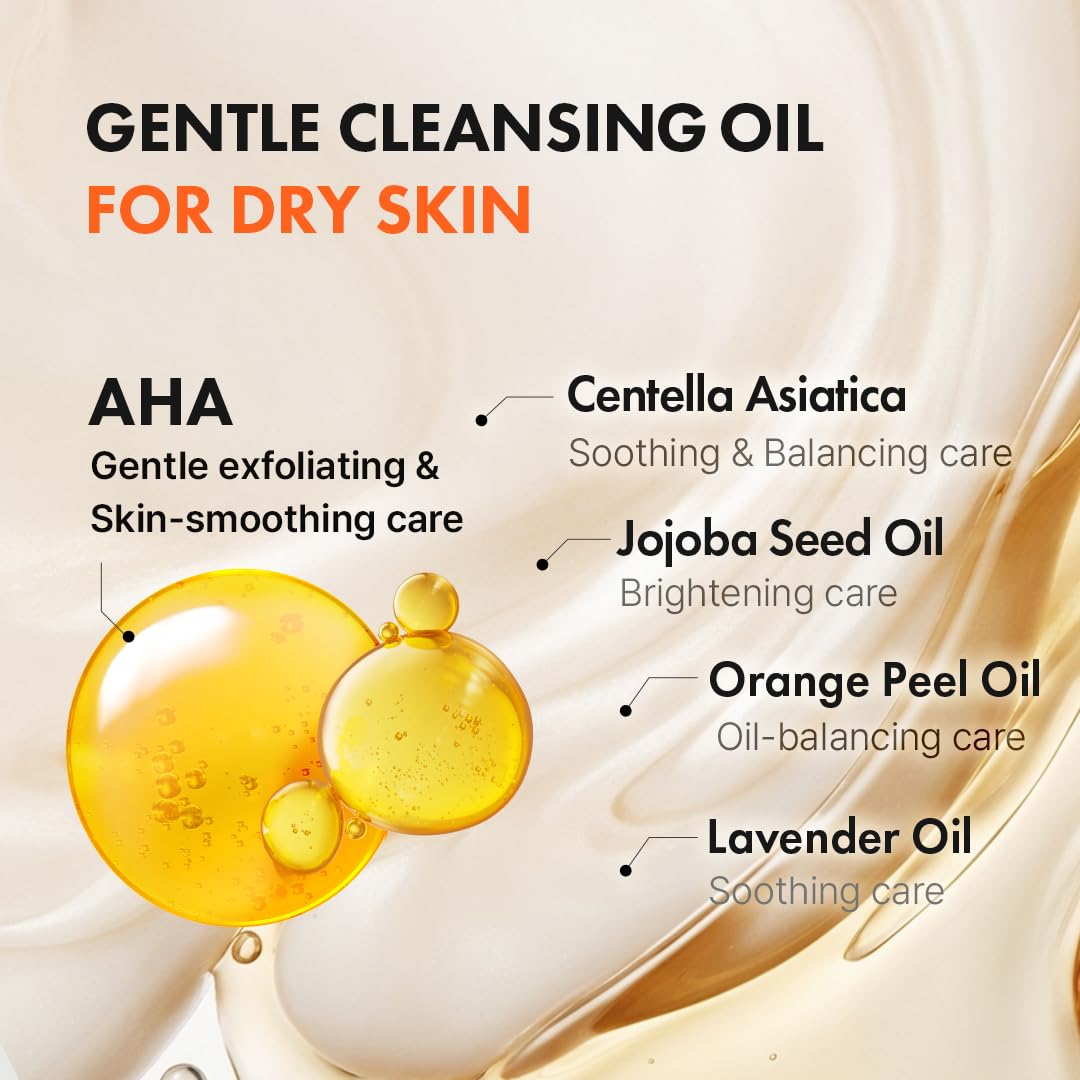Cruelty-free and fragrance-free Hanskin AHA Pore Cleansing Oil.