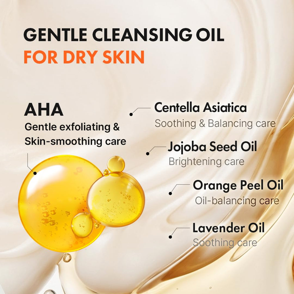 Cruelty-free and fragrance-free Hanskin AHA Pore Cleansing Oil.