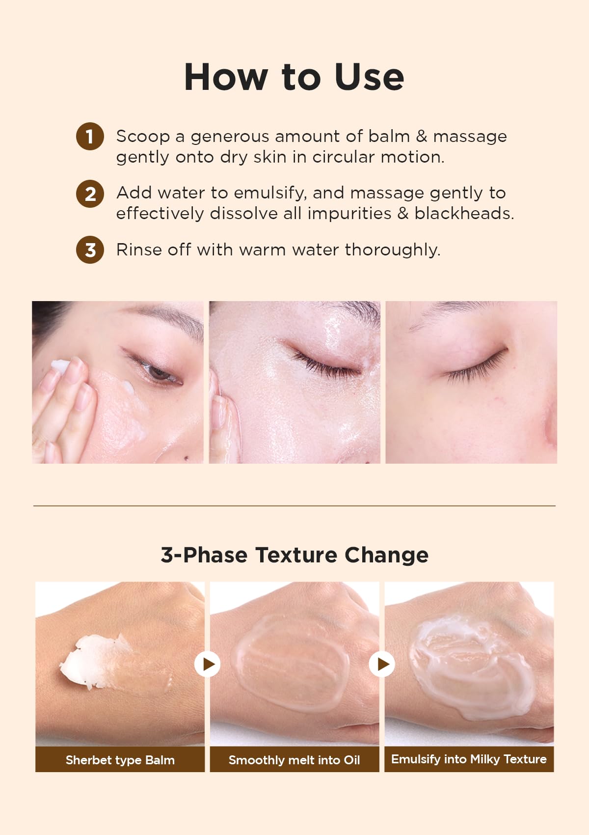 Hanskin BHA Pore Cleansing Balm with jojoba and sunflower oils for balanced moisture.