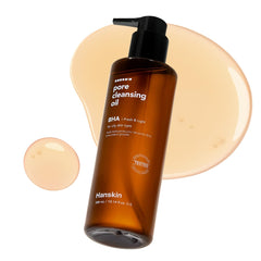 Hanskin BHA Pore Cleansing Oil bottle for gentle makeup removal and pore cleansing