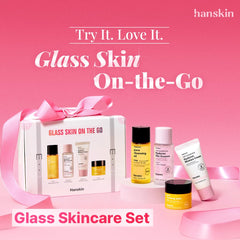 Hanskin PHA Pore Cleansing Oil bottle shows gentle cleansing for clear, renewed skin.