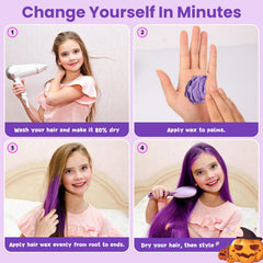 Hansuby kid-friendly purple wax, safe for playful experiments and quick touch-ups.