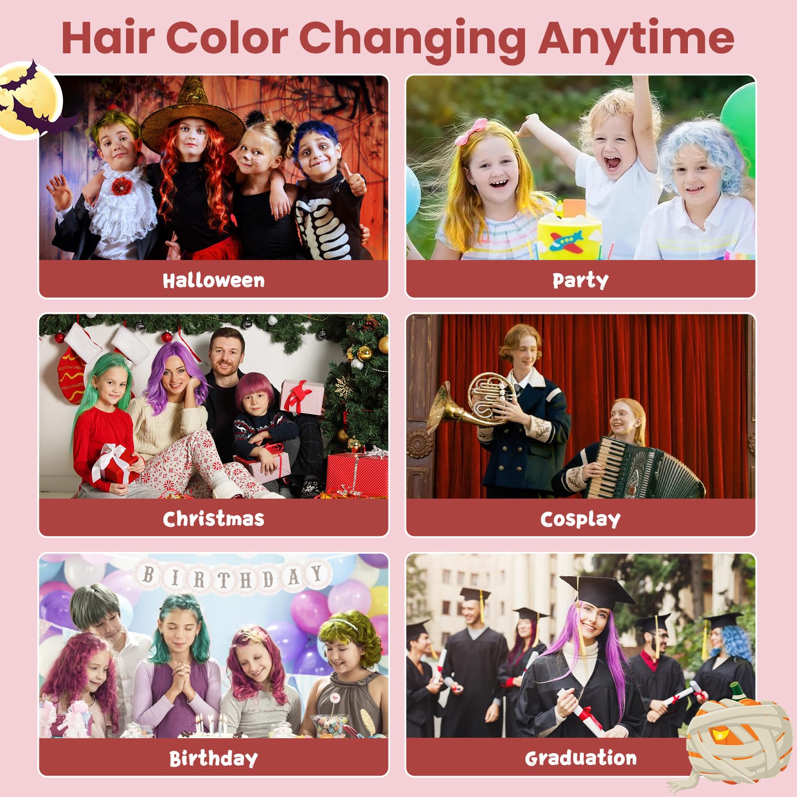 Hansuby party-ready wax for festivals and cosplay looks.