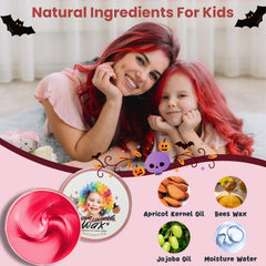 Hansuby water-based wax enables easy styling with color in one step.