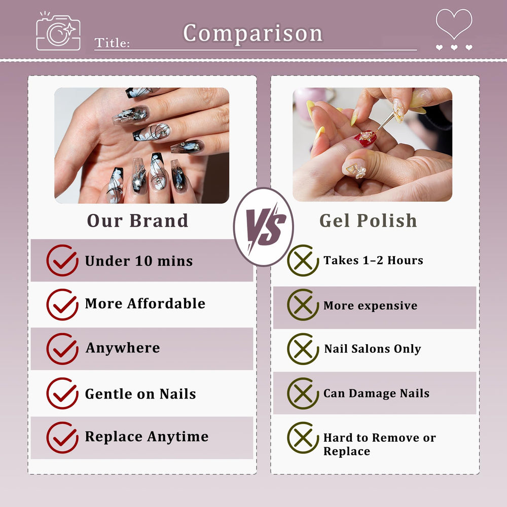 Hantyer reusable eco-friendly nails for sustainable wear.