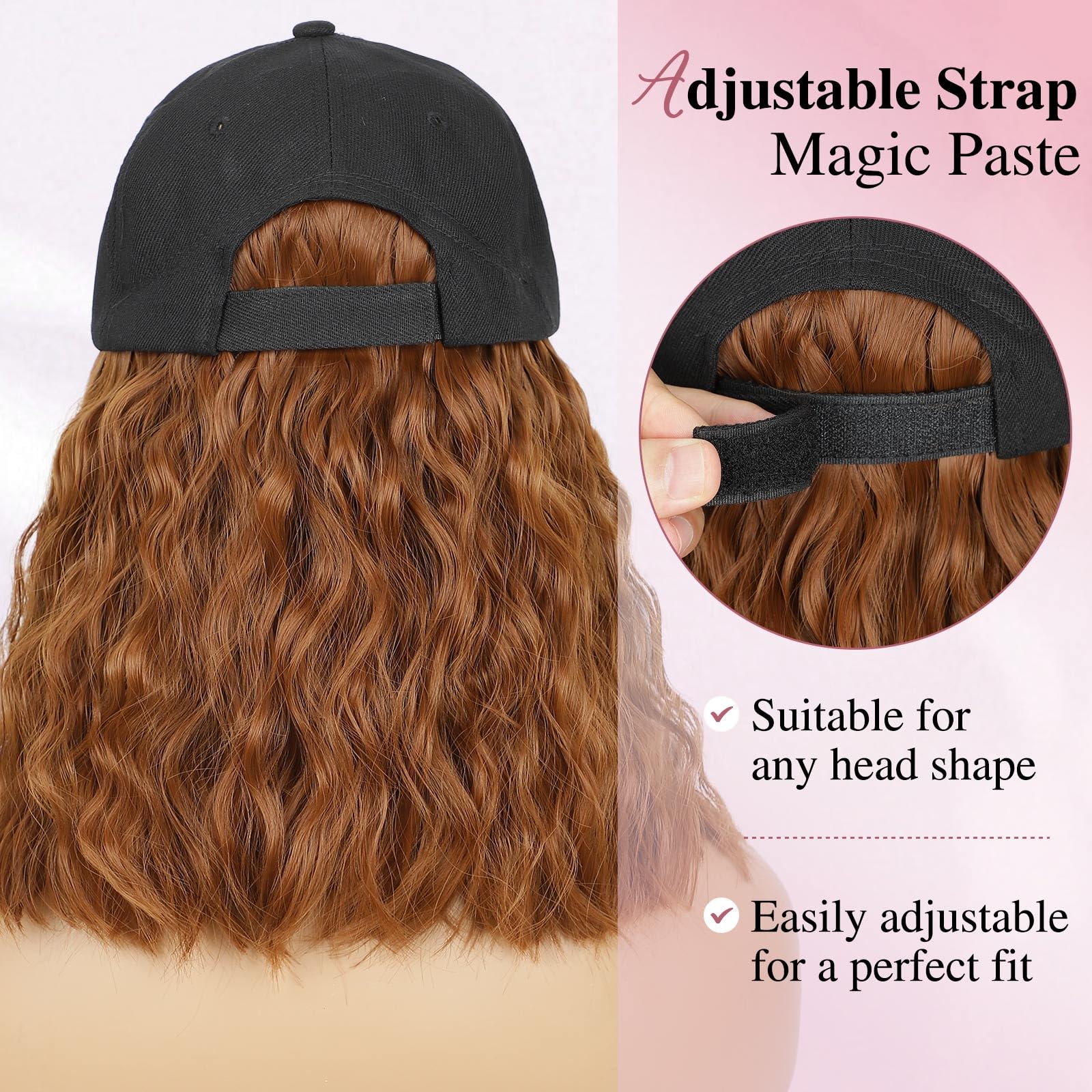 HANYUDIE cap construction supports comfortable styling all day