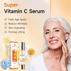 HANYWIL Active Lock delivery system illustration showing deeper absorption for mature skin.